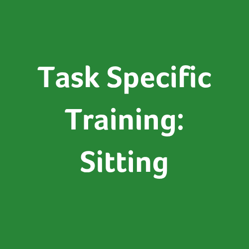 Task-specific Training: Sitting